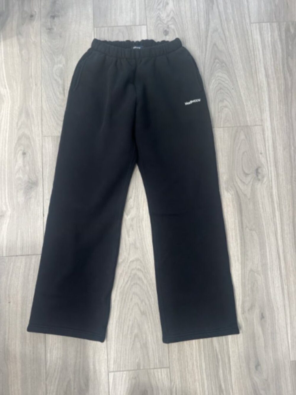 Madhappy Black Classics Fleece Straight Sweatpant
